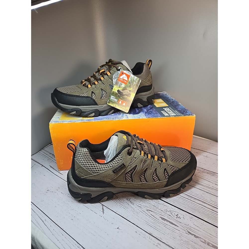 Ozark Trail Men's Lightweight Hiking Shoes Waterproof - Taupe Men Sz 7 *NEW*